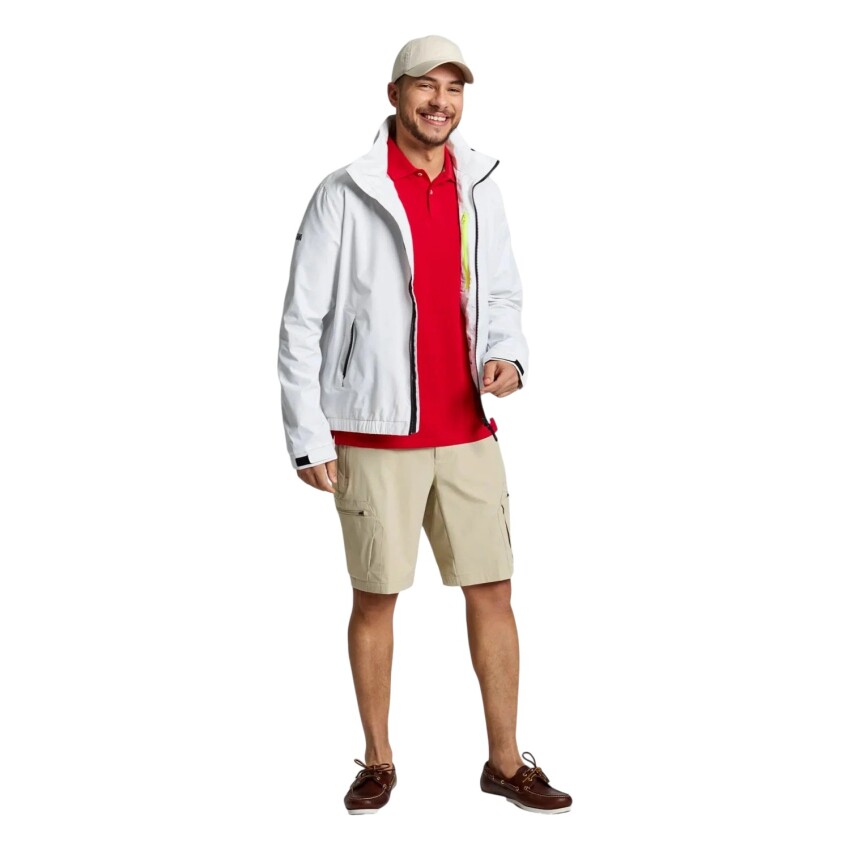 Slam Sailing Beyaz Erkek Mont - 4