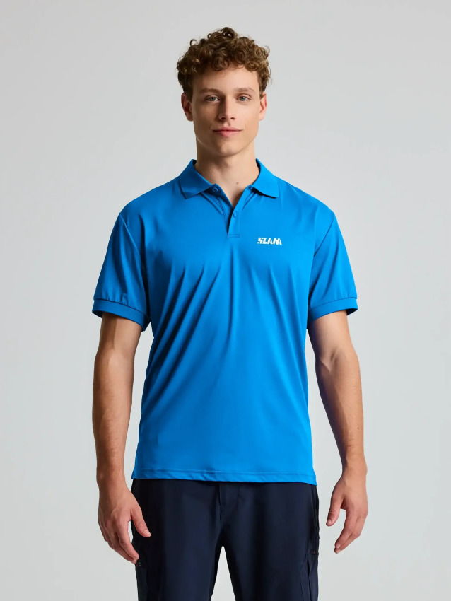 Slam Tech Pique Polo Evo SS Erkek Polo Tshirt - Slam