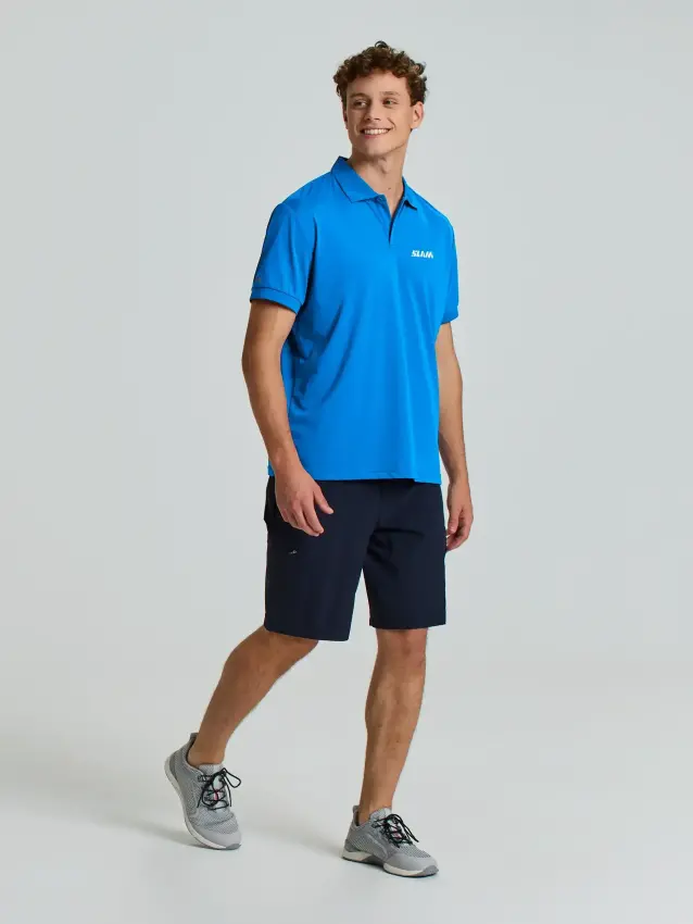 Slam Tech Pique Polo Evo SS Erkek Polo Tshirt - 4