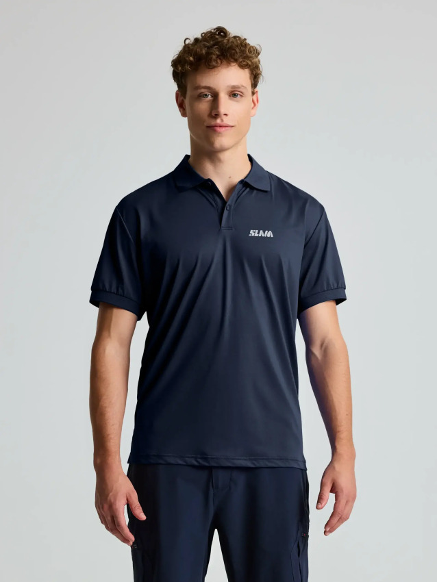 Slam Tech Pique Polo Evo SS Erkek Polo Tshirt - Slam