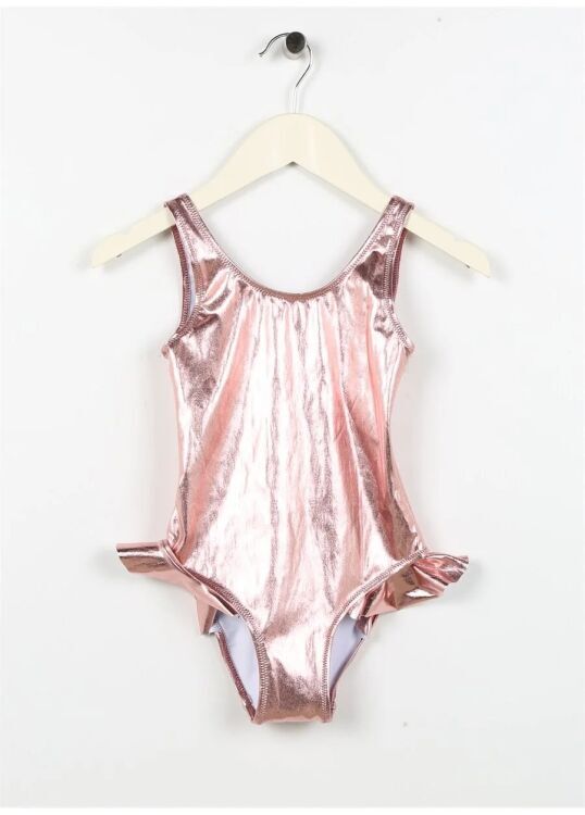 SlipStop Abbey Junior Swimsuit Pembe Çocuk Mayo - SlipStop