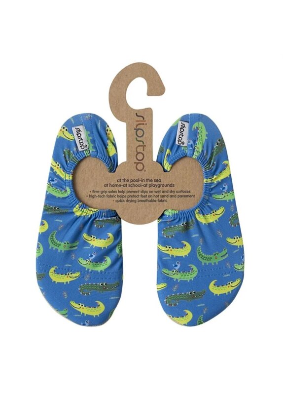 SlipStop Alligator Mavi Çocuk Deniz Ayakkabısı - 1