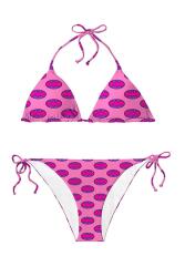 SlipStop Batgirl Bikini Pembe Kadın Bikini - SlipStop