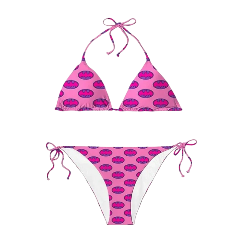 SlipStop Batgirl Bikini Pembe Kadın Bikini 