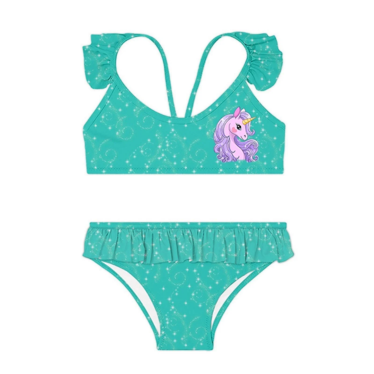 SlipStop Bellissima Bikini Yeşil Çocuk Bikini - SlipStop