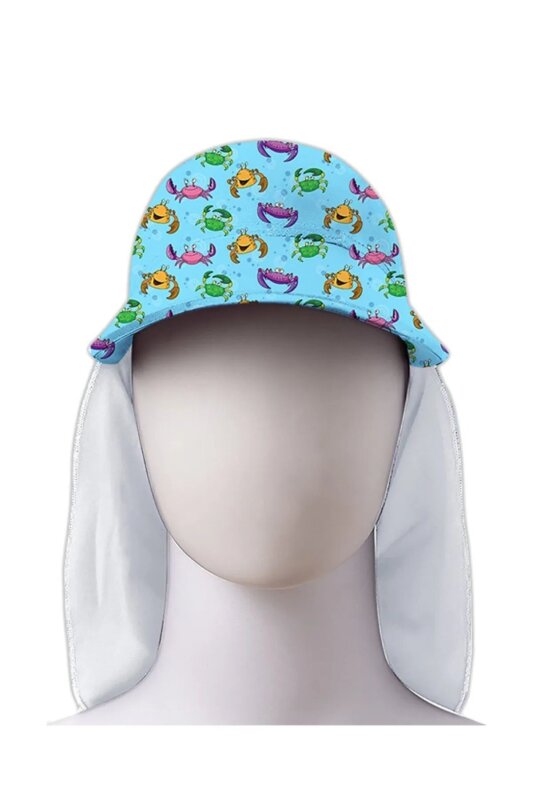 SlipStop Bubba Sun Hat Mavi Çocuk Şapka - 1