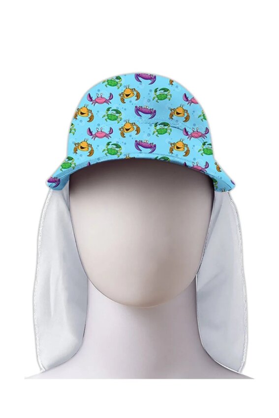 SlipStop Bubba Sun Hat Mavi Çocuk Şapka - 1