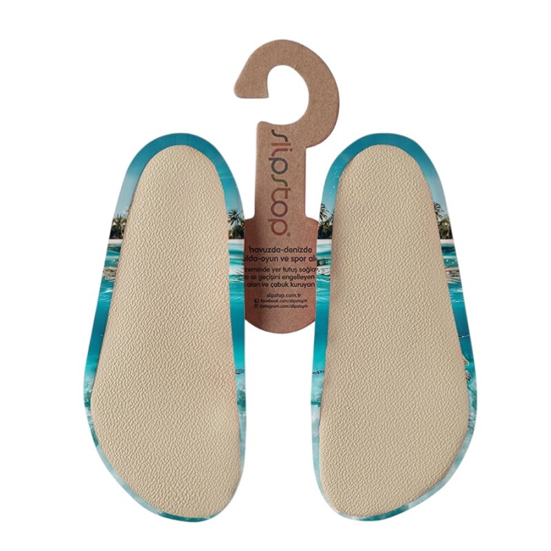 SlipStop Caretta Yeşil Çocuk Deniz Ayakkabısı - SlipStop (1)