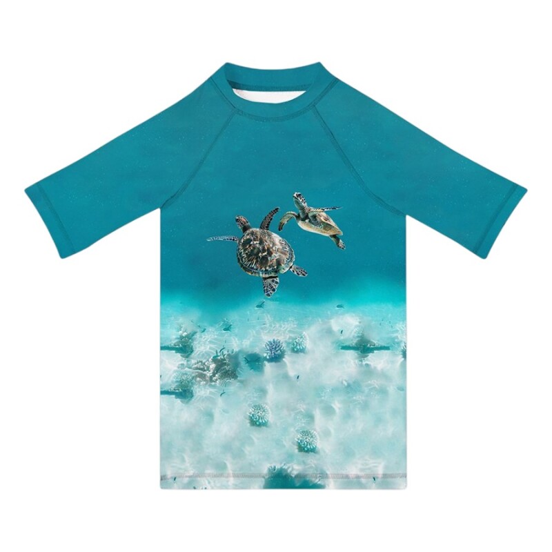 SlipStop Caretta Yeşil Çocuk Tshirt - SlipStop