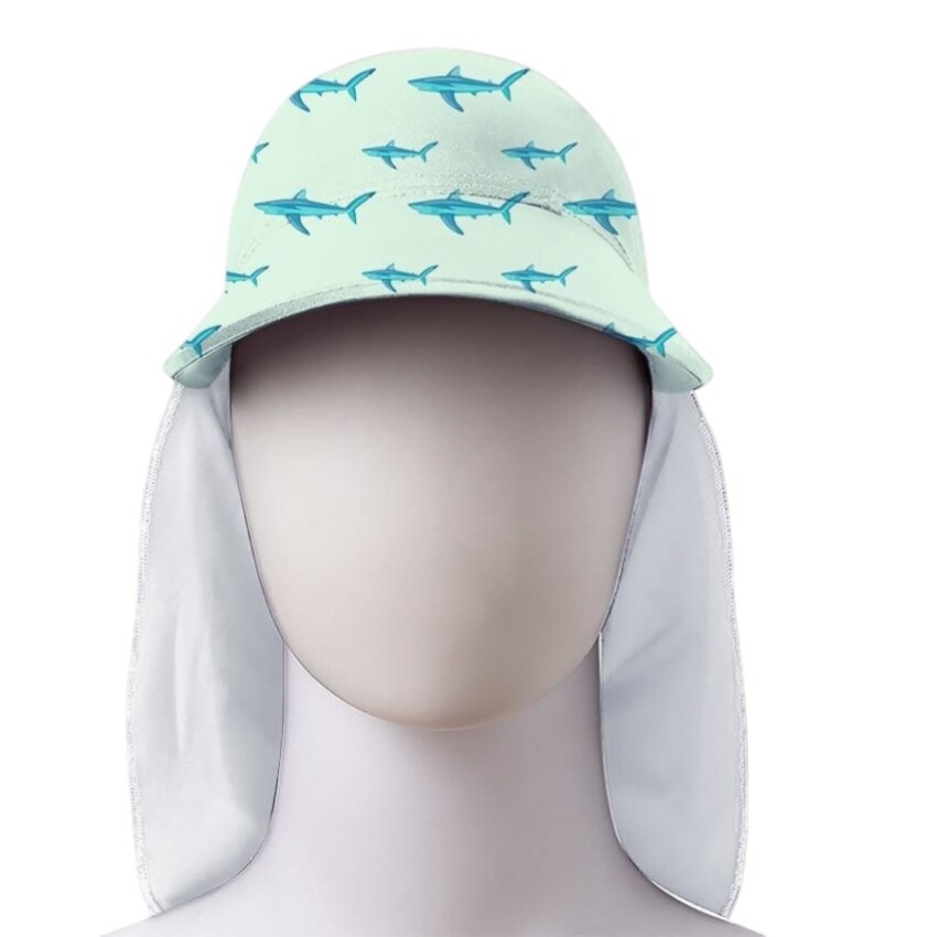 SlipStop Caribbean Junior Sun Hat Yeşil Çocuk Şapka - 2