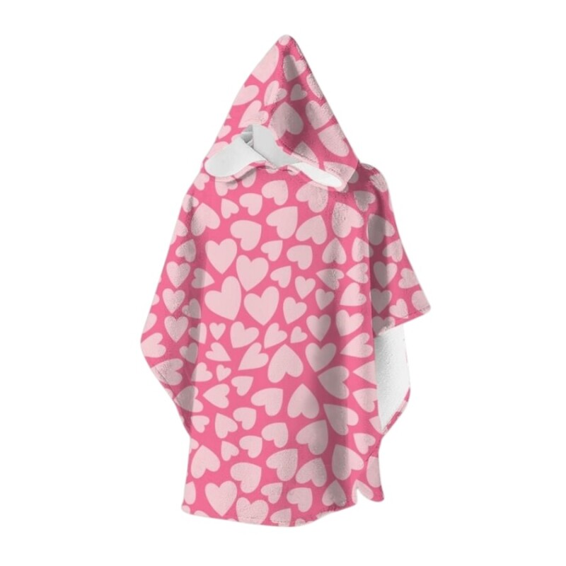 SlipStop Cherish Junior Poncho Pembe Çocuk Panço - SlipStop