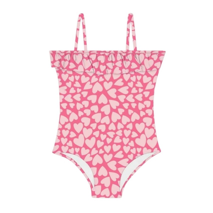 SlipStop Cherish Junior Swimsuit Pembe Çocuk Mayo - 1