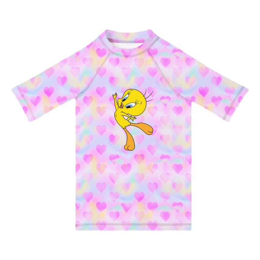 SlipStop Chirpie Pembe Çocuk Tshirt - 1