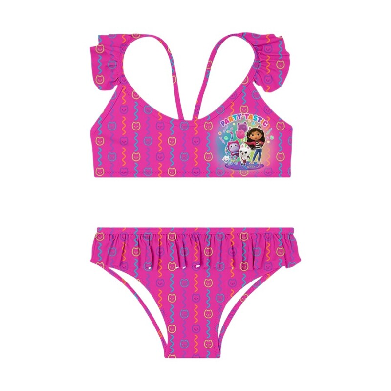 SlipStop Colorina Mor Çocuk Bikini - SlipStop