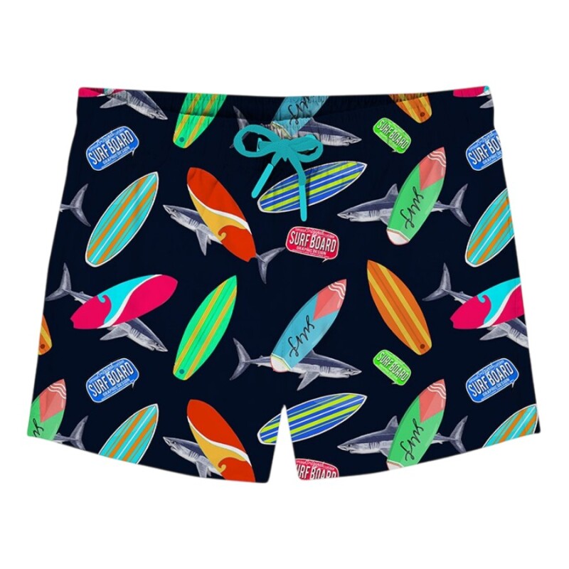 SlipStop Daniel Junior Short Siyah Çocuk Mayo - SlipStop