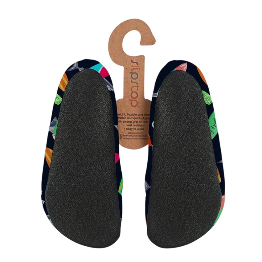 SlipStop Daniel Junior Siyah Çocuk Deniz Ayakkabısı - 2