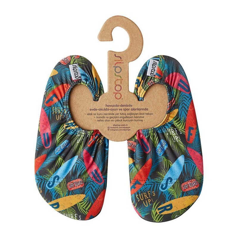 SlipStop Deck Junior Mavi Çocuk Deniz Ayakkabısı - SlipStop