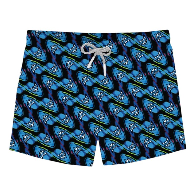 SlipStop Deepo Junior Short Mavi Çocuk Mayo - SlipStop