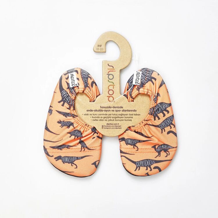 SlipStop Diplodocus Turuncu Çocuk Deniz Ayakkabısı - 1