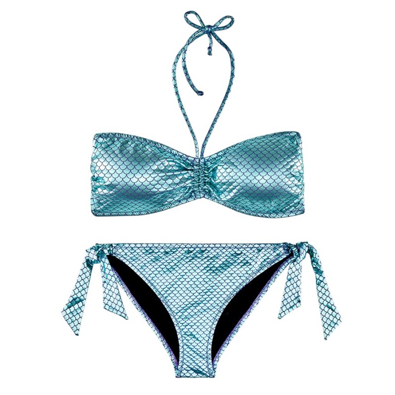 SlipStop Elvira Green Yeşil Kadın Bikini - SlipStop