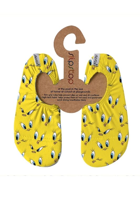SlipStop Eyes SARI Çocuk Deniz Ayakkabısı - SlipStop