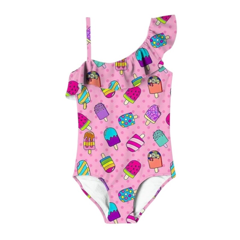 SlipStop Frutti Pembe Çocuk Mayo - SlipStop