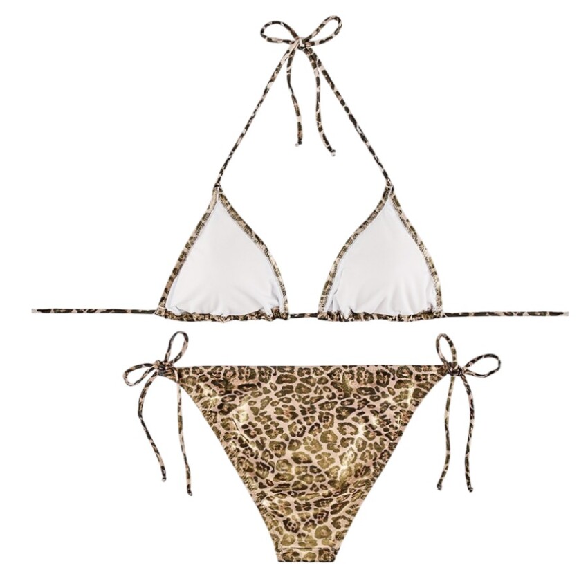 SlipStop Gaga Kahverengi Kadın Bikini - 2