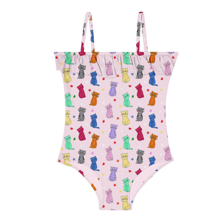 SlipStop Hermes Swimsuit Pembe Çocuk Mayo - SlipStop