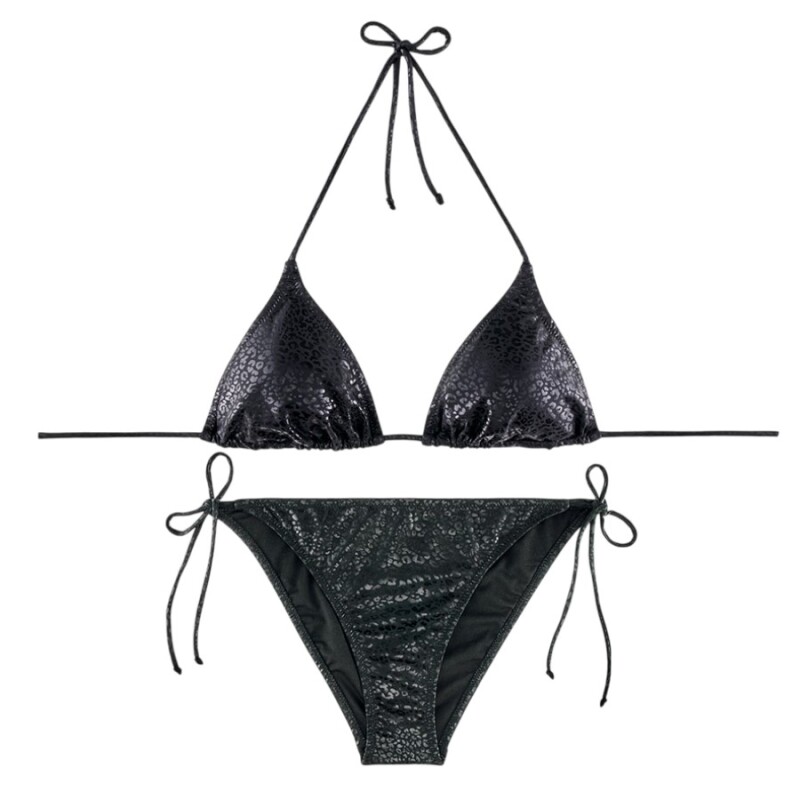 SlipStop Lunaxa Black Siyah Kadın Bikini - SlipStop