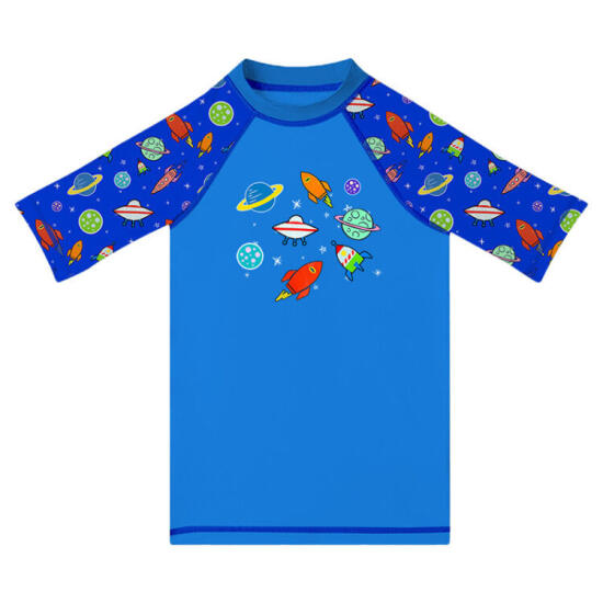 SlipStop Mars T-Shirt Mavi Çocuk Tshirt - 1