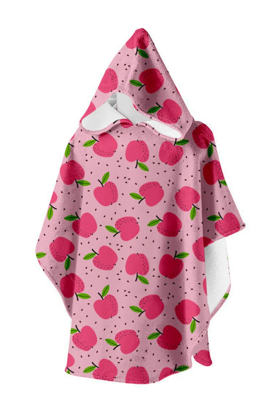 SlipStop Mela Poncho Pembe Çocuk Panço - SlipStop