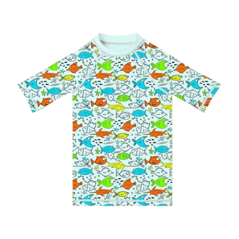 SlipStop Ohri T-Shirt Mavi Çocuk Tshirt 