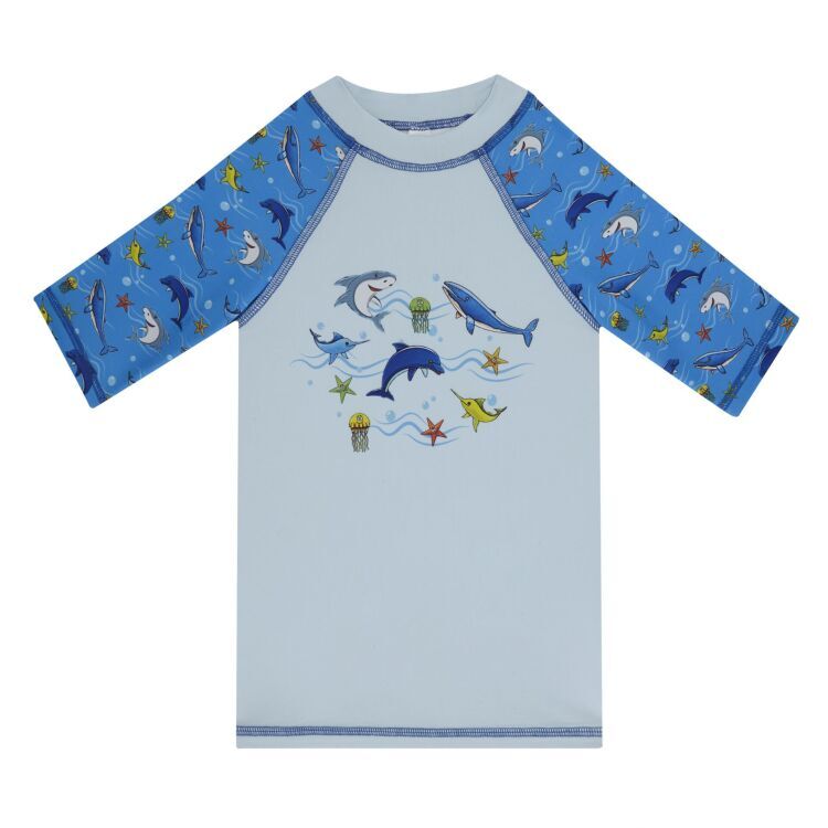 SlipStop Olympos T-Shirt Mavi Çocuk Tshirt - 1