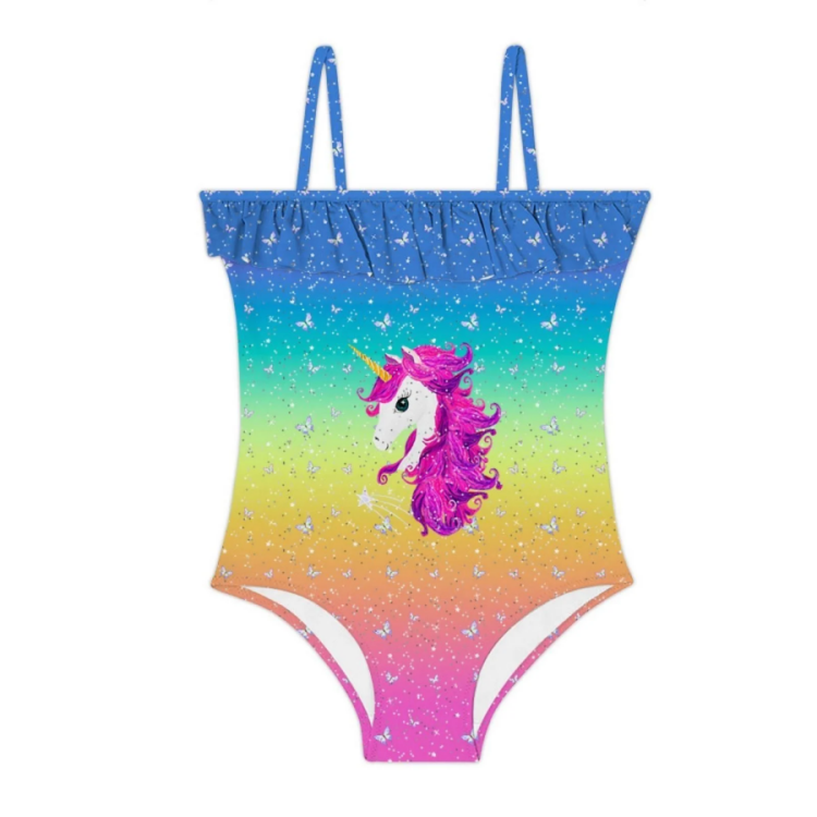 SlipStop Pammy Swimsuit Mor Çocuk Mayo - SlipStop