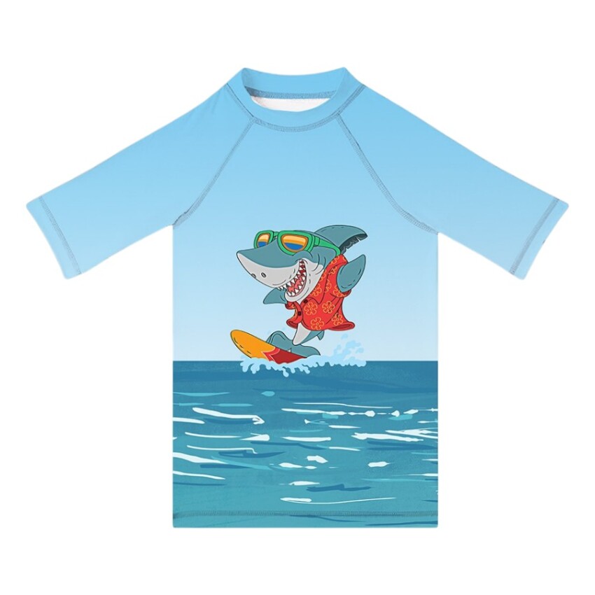 SlipStop Redd Mavi Çocuk Tshirt - 1