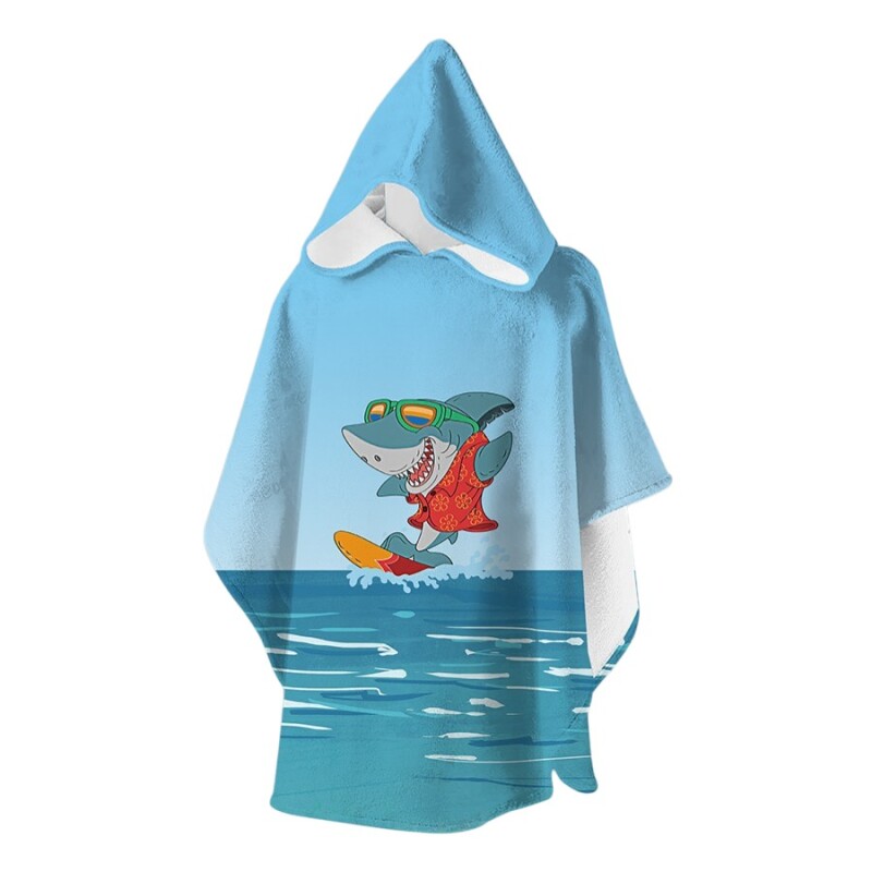 SlipStop Redd Poncho Mavi Çocuk Panço - SlipStop