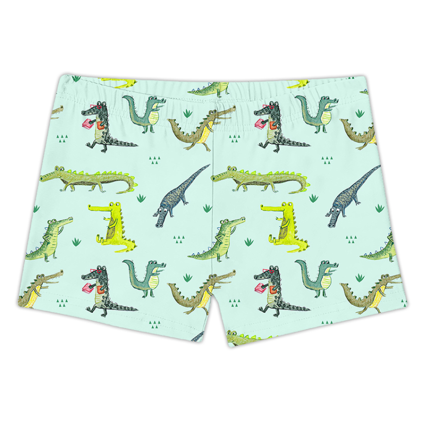 SlipStop Zagor Trunk Yeşil Çocuk Mayo - 1