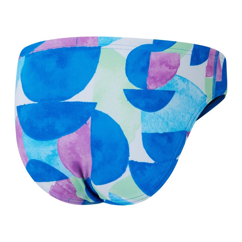 Speedo Allover Digi Brief 6.5 CM Mavi Çocuk Mayo - 2