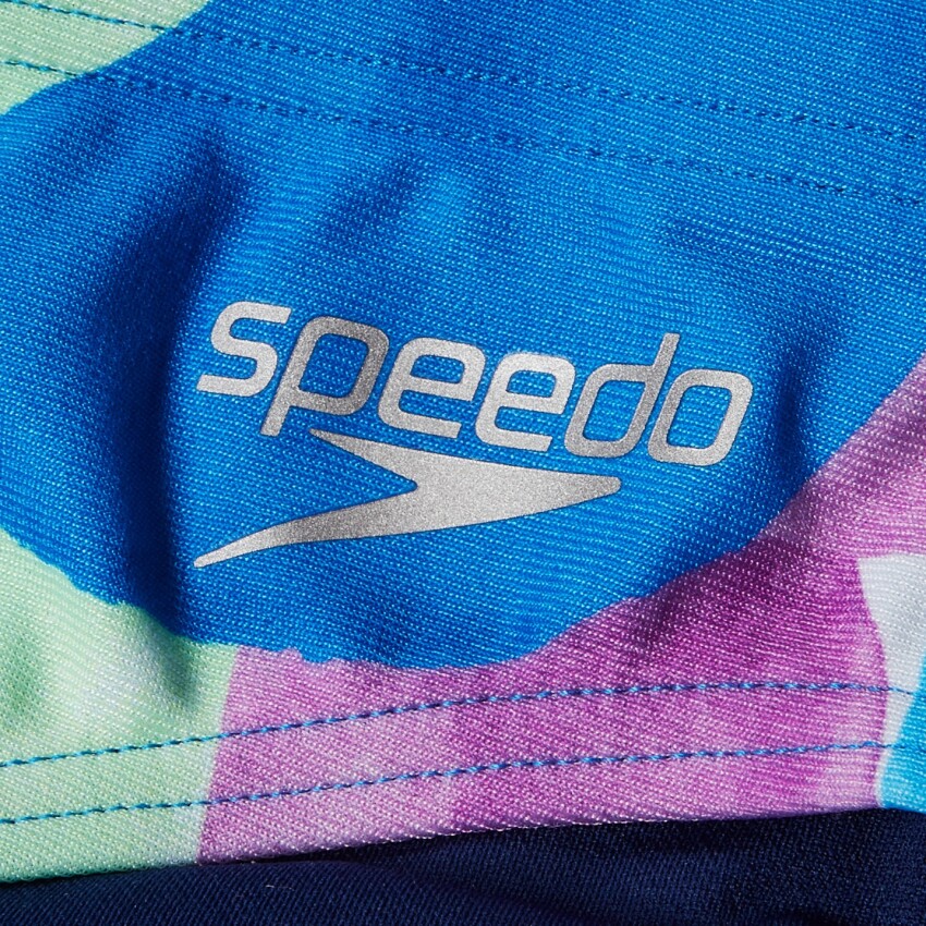 Speedo Allover Digi Brief 6.5 CM Mavi Çocuk Mayo - 3