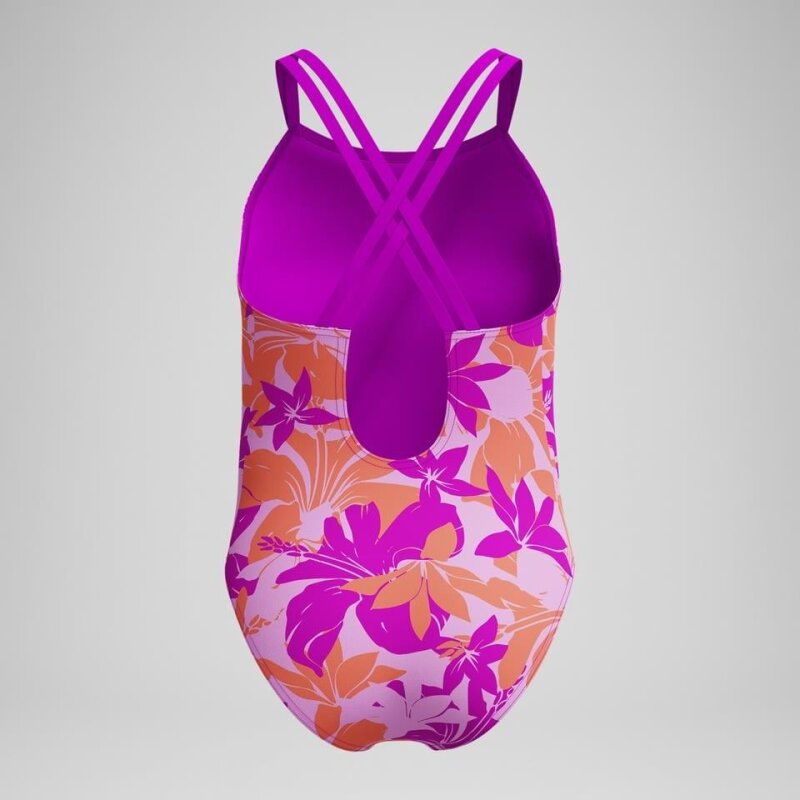 Speedo Alo Pt Twstrip Jf Pembe Çocuk Mayo - 2