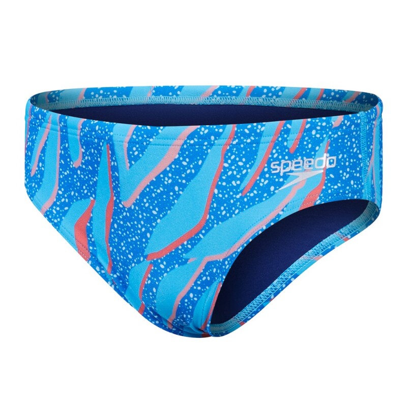 Speedo Alov Digi Brf 6.5Cm Jm Mavi Çocuk Mayo - 1