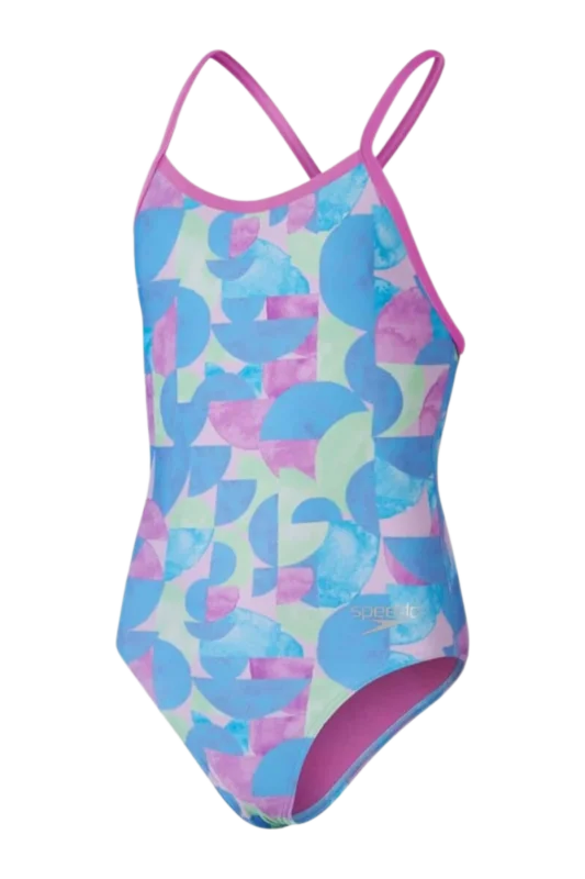 Speedo Alov Digi Vbk Jf Mavi Çocuk Mayo - 1