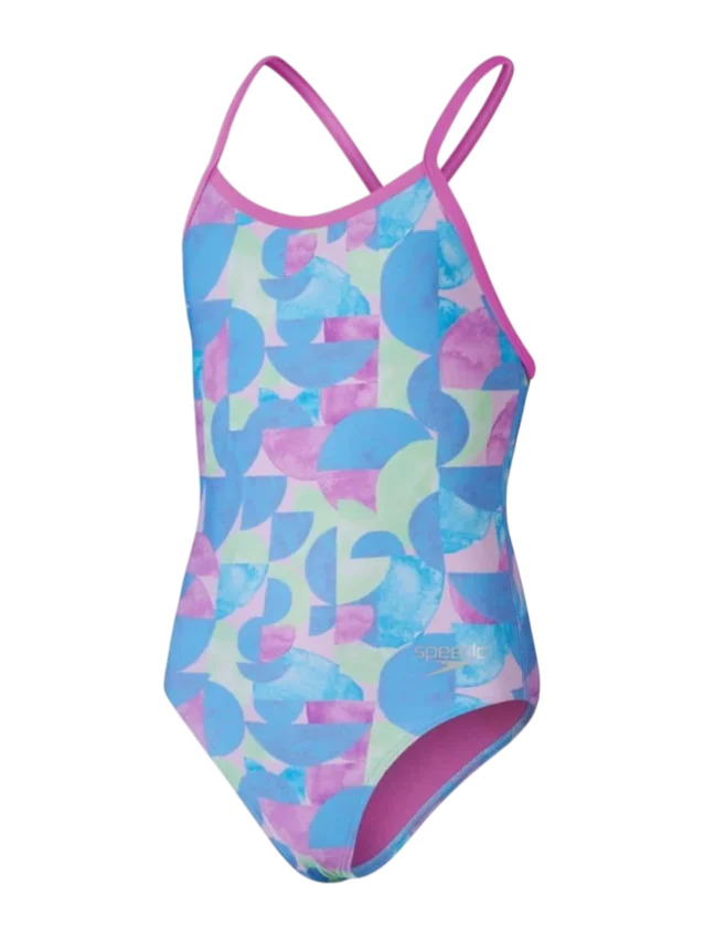 Speedo Alov Digi Vbk Jf Mavi Çocuk Mayo - 1