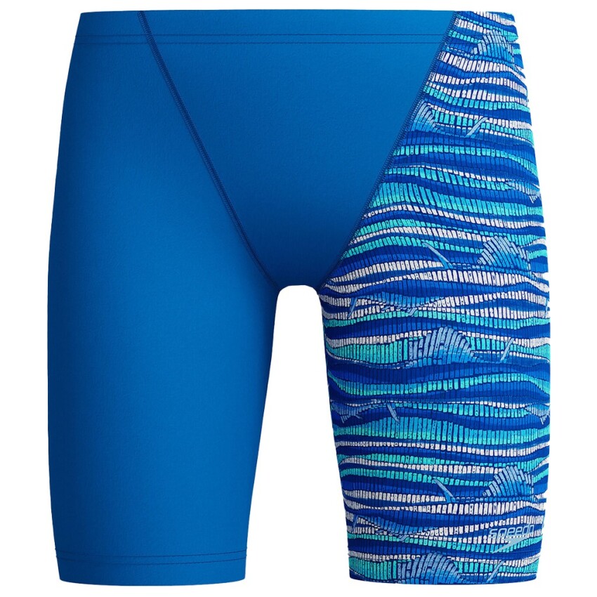 Speedo Alv Leg V Cut Jam Jm Mavi Çocuk Mayo - 1