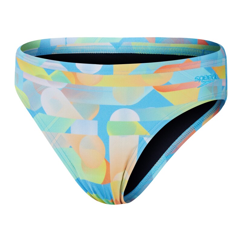 Speedo Digi Allover 7 CM Brief Jammer Mavi Çocuk Mayo - Speedo