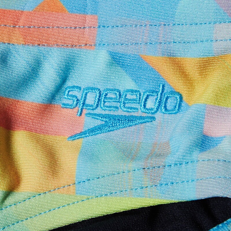 Speedo Digi Allover 7 CM Brief Jammer Mavi Çocuk Mayo - 3