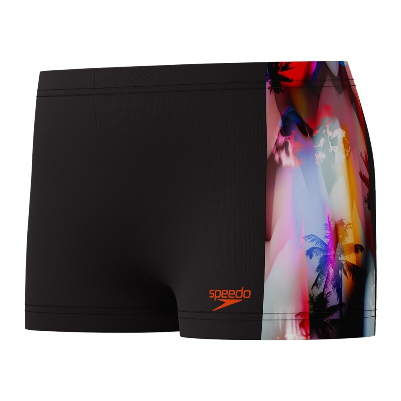 Speedo Digi Alov Panl Asht Jm Siyah Çocuk Mayo - 1