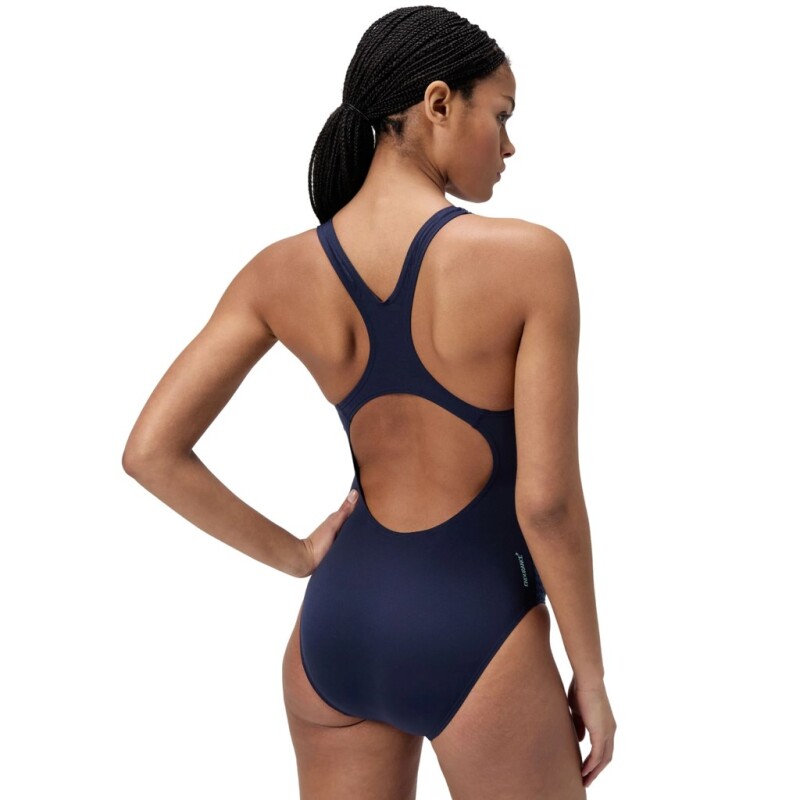 Speedo Digital Placement Medalist Mavi Kadın Mayo - 3