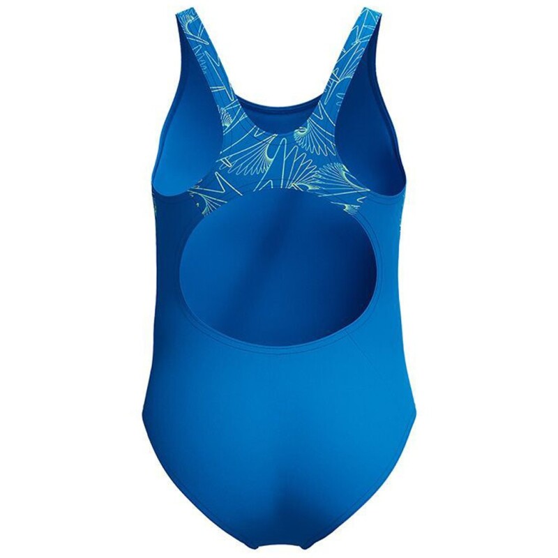 Speedo Hyprbm Splc Msclbck 1Pc Jf Mavi Çocuk Mayo - 3