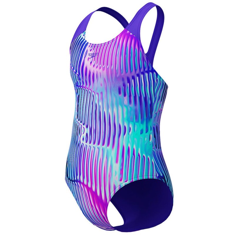 Speedo Pt Alv Splshbck Jf Mavi Çocuk Mayo - 4